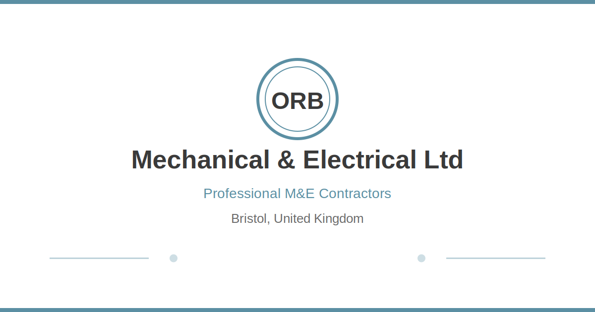 Contact ORB Mechanical & Electrical | Get in Touch | ORB Mechanical ...